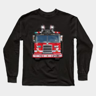 Gorgeous Chicago Fire Truck Long Sleeve T-Shirt